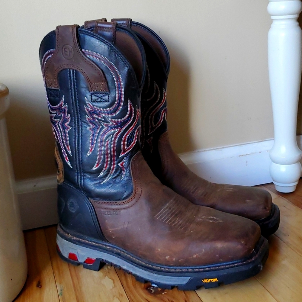 Justin steel toe boots